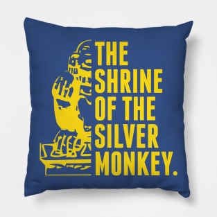 The Shrine of the Silver Monkey Pillow