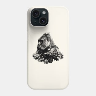 Gorilla portrait Phone Case