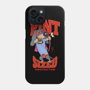 Cute Funny Superhero Doxie Dachshund Phone Case