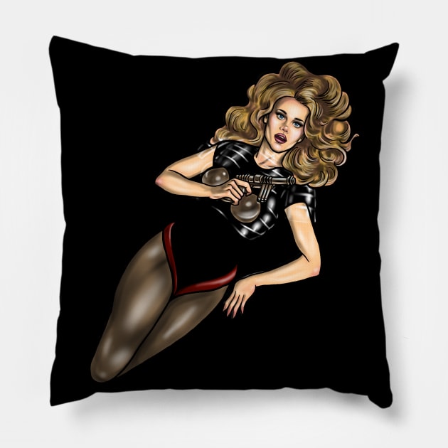 Queen of the Galaxy Pillow by UnleashedCreationz