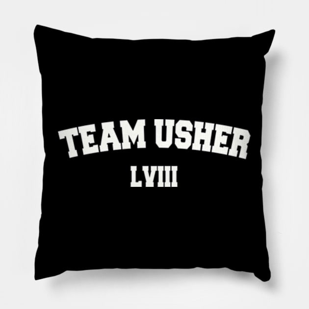 Team Usher LVIII Pillow by style flourish