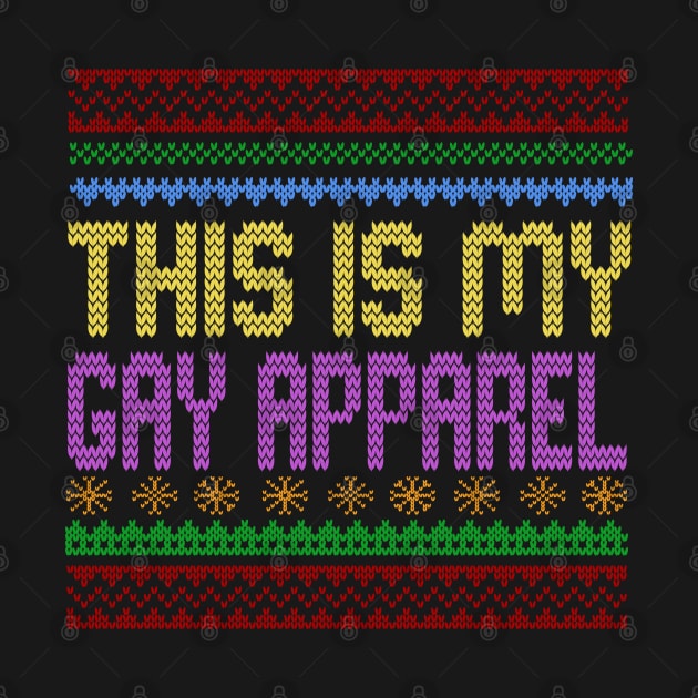 Gay Apparel Ugly Sweater by PopCultureShirts