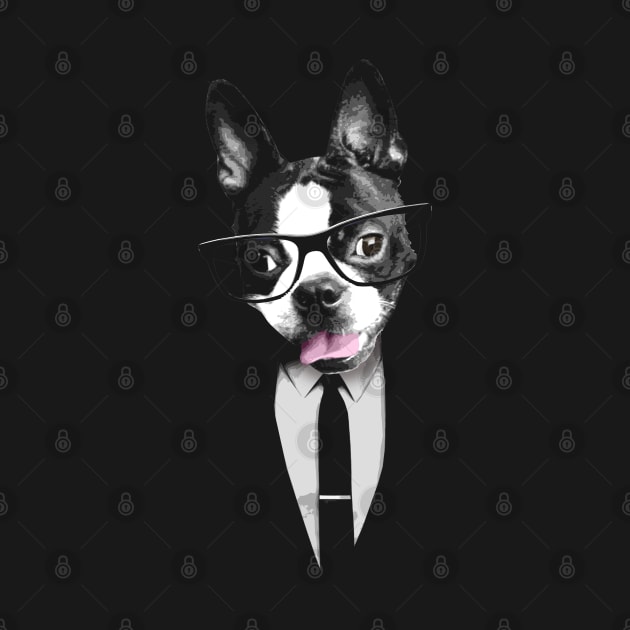 Mr. Boston Terrier by robotface