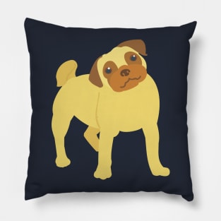 Adorable Pug Dog Pillow