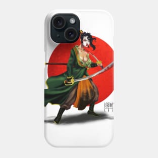 Samurai geisha Phone Case