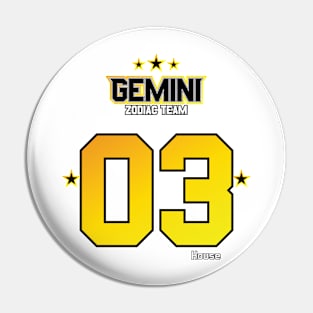 Zodiac Majesty Sport Gemini Team V1 Pin