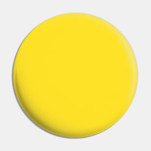 Butter Yellow Plain Solid Color Pin