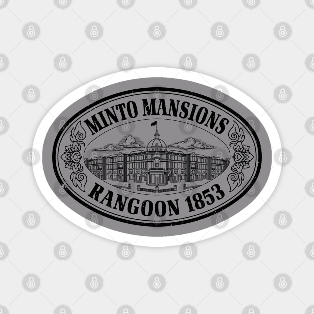 Minto Mansion, Rangoon Magnet by shwewawah