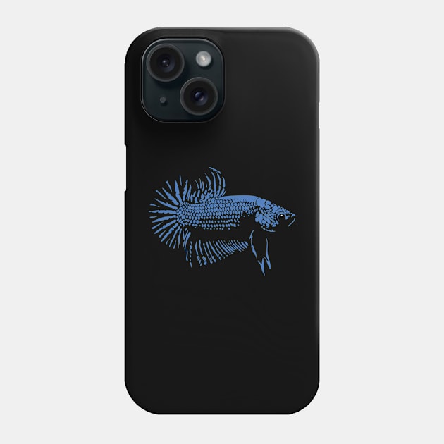 Betta - BLUE Phone Case by Culture Clash Creative