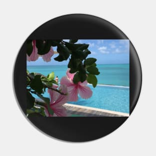 Hibiscus in Antigua Pin