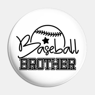 Baseball Brother, Sports Gift Pin