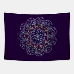 Glitter Chandelier Mandala Tapestry