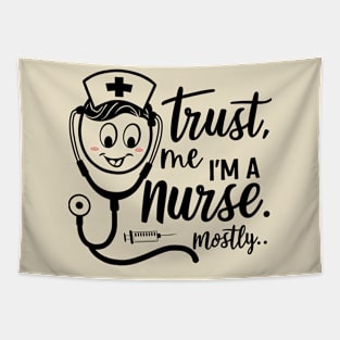 Nurse Mom Trust Me I'm A Cool Nurse Mostly Tapestry