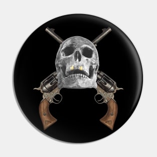 Skull n Pistols Pin