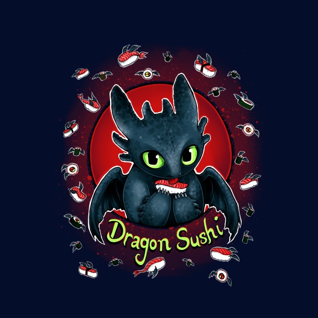 Dragon Sushi by kryokyma