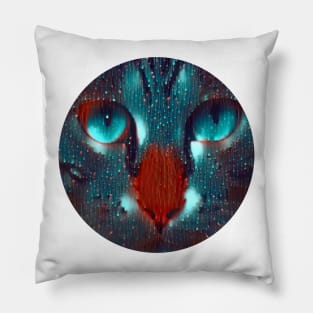 Cute mycat, revolution for cats Pillow