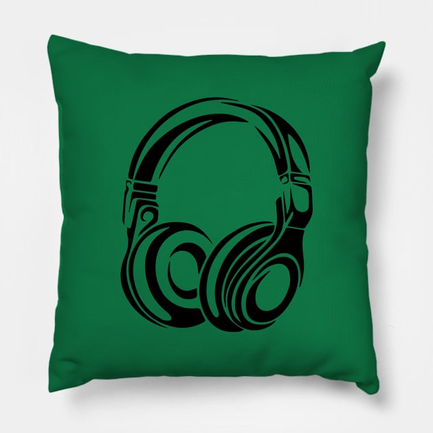 Headphones Pillow by amalya