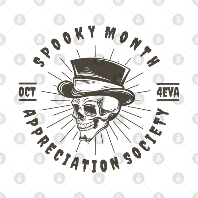 Spooky Month Appreciation Society Vintage by Mas To