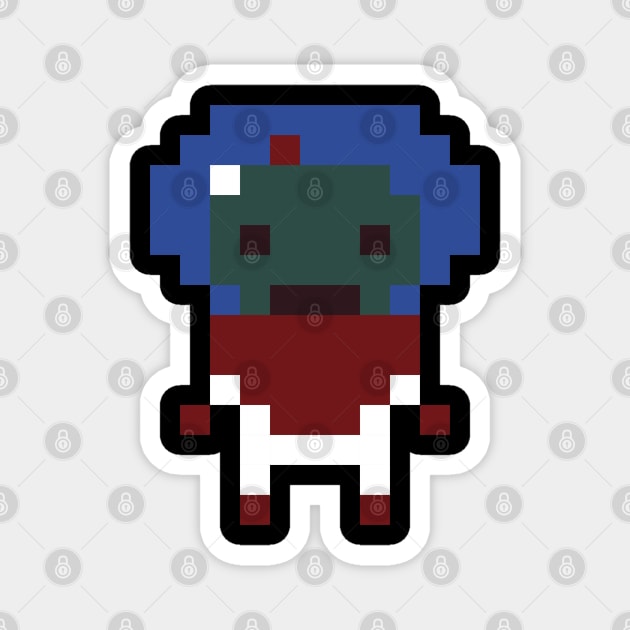 Chrono Cross - Our Favorite Martian Starky Pixel Art Magnet by inotyler