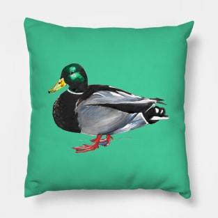 Mallard Duck - Male Pillow