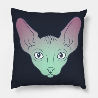 Alien Sphynx Cat Pillow