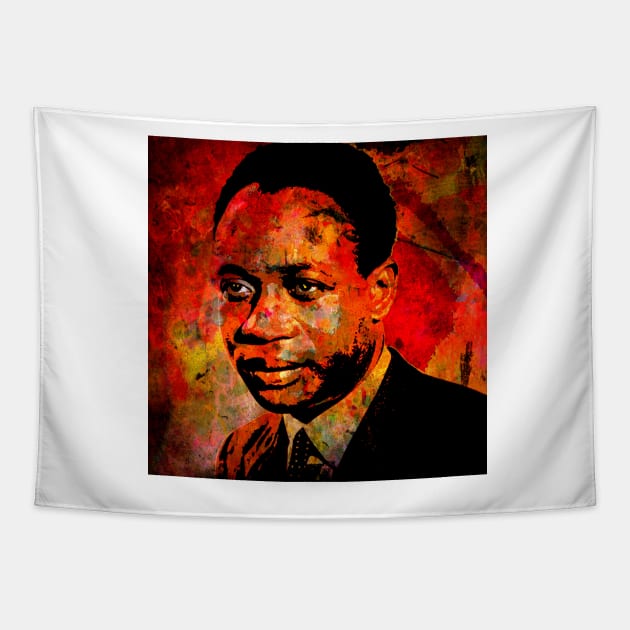 Kwame Nkrumah Tapestry by truthtopower