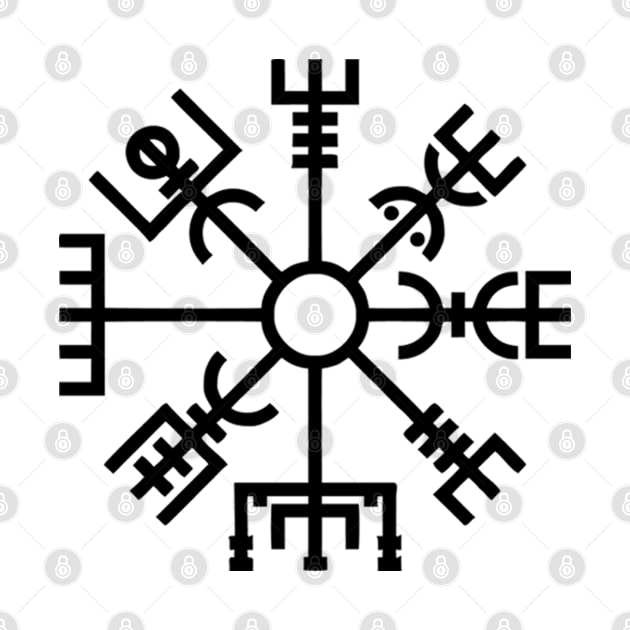 Vegvisir Norse Viking Compass Pagan Wayfinder by Blue Pagan