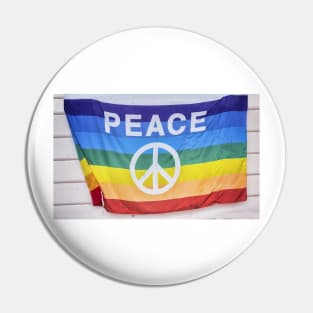 Rainbow Flag World Peace Pin