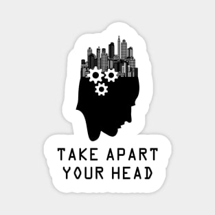 Brainstoorming Take Apart Your Head Magnet