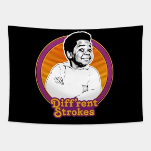 Diff'rent Strokes  // Retro 80s Aesthetic Fan Design Tapestry