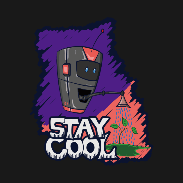 Stay Cool Nature Friendly Robot by Studio Forty K