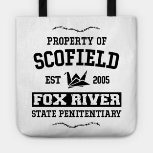 Property of Scofield Fox River State Penitentiary Tote