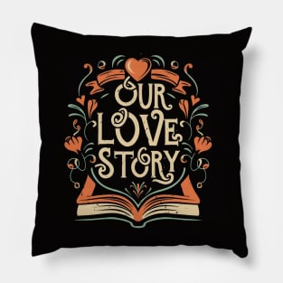 Love Story Capturing Moments Valentine's Day Pillow