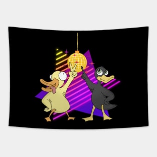 Disco Ducks Tapestry