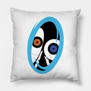 A portal in your chest Pillow