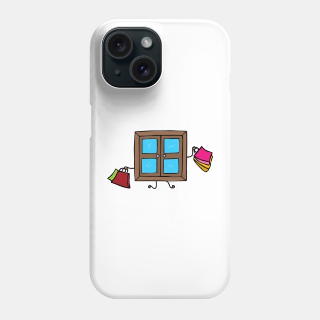 window shopping Phone Case by gtee