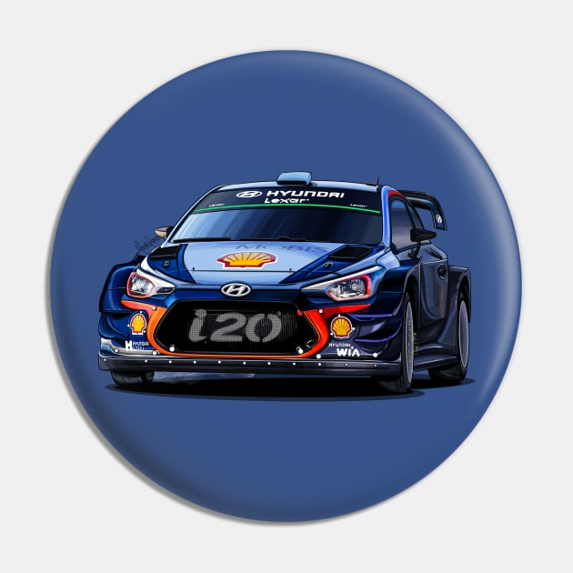 Hyundai i20 WRC Pin by Mario Ramos Rally Art