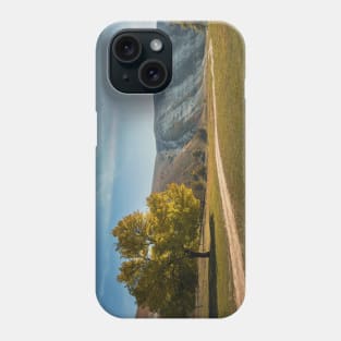 a tree near the country road Phone Case