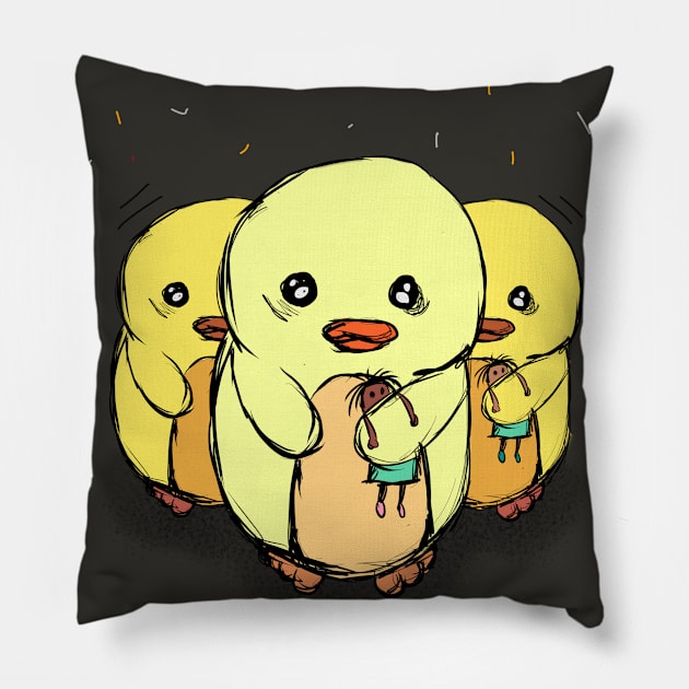 sketch Pillow by AlinaFedorova