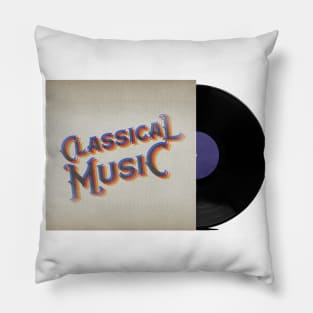 RETRO VINYL CLASSICAL MUSIC Pillow