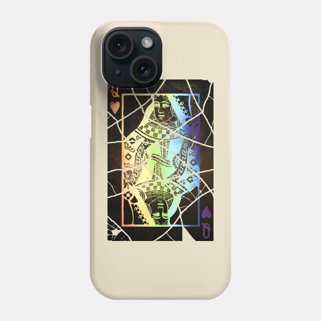 Queen of broken hearts lgbt Phone Case by Lamink