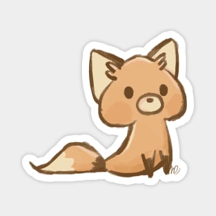 Kawaii and cute fox Magnet