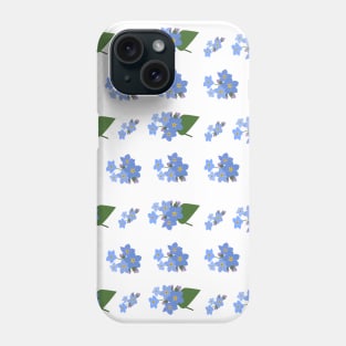 Forget me not flowers Phone Case