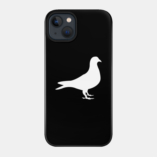 Pigeon Silhouette - Pigeon Lover - Phone Case