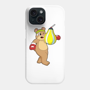 Bear Boxer Boxing bag Phone Case