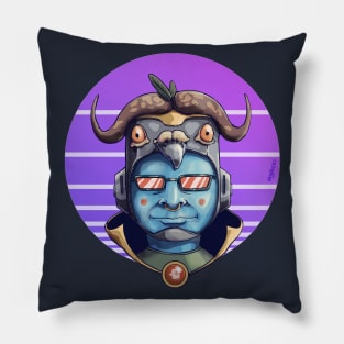 Buffalo Bird Boy Pillow