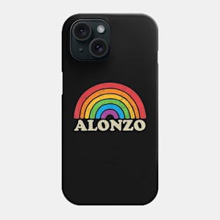 Alonzo - Retro Rainbow Flag Vintage-Style Phone Case