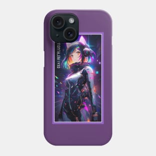 Anime Sci-Fi Cat Girl | Quality Anime Girl Artwork | Manga Girl Anime Art Phone Case