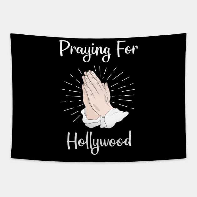 Praying For Hollywood Tapestry by blakelan128