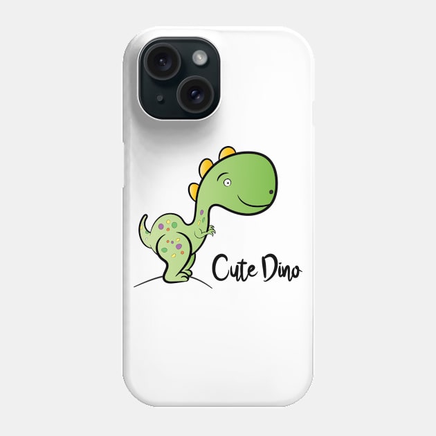 Cute Dino Phone Case by sgmerchy